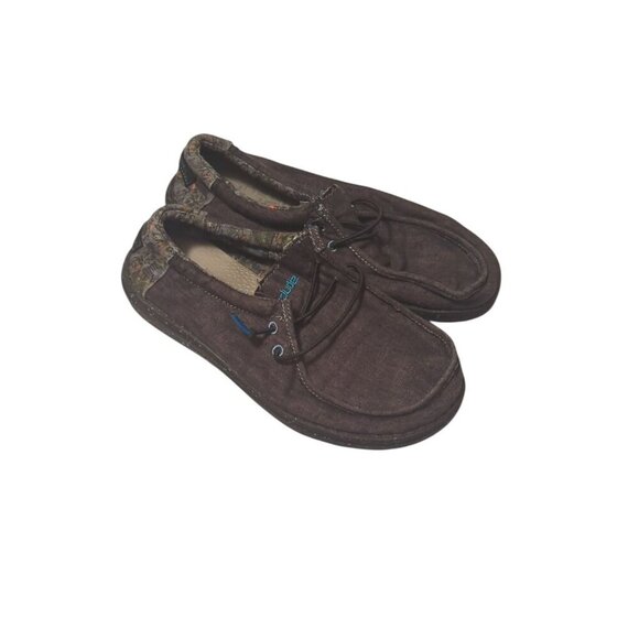 Hey Dude Wally Y5 Chambray Wave Ride Loafers - Picture 1 of 11